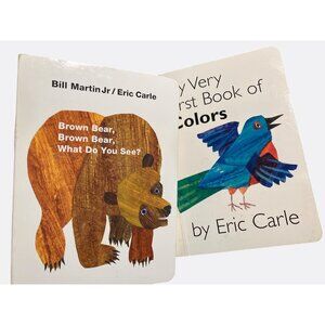 Brown Bear and Very First Book Of Colors Board Books By Eric Carle